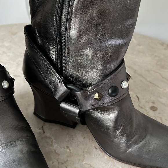 Coach bronze boots - worn once - Picture 2 of 7